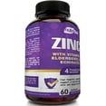thumbnail image 4 of NutriFlair Zinc 50 mg with Vitamin C, Elderberry, & Echinacea Purpurea Extract Immune Support Supplement, 60 Capsules, 4 of 5