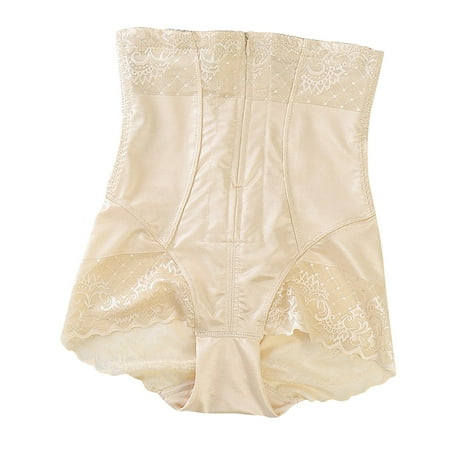 SnnmBlm Shapewear for Women High Waisted Tummy Control Panty Lace Seamless Body Yoga Boyshort Briefs Complexion M