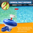 thumbnail image 2 of Yeacher Large Size Chlorine Chemical Tablet Dispenser Bromine Tablet Holder Automatic Pool Chemical Dispenser for Swimming Pool Spa Fountain Inflatable Above-Ground Pools, 2 of 8