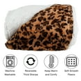 thumbnail image 4 of Lavish Home 50x60-Inch Machine-Washable Fleece Adult Blanket (Leopard), 4 of 6