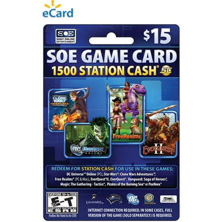 Soe Universal Sony Online Station Cash G