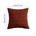 thumbnail image 3 of PEONAVET Throw Pillow Covers Halloween Holiday Throw Pillow Cover Solid Colour Plaid Without Core Striped Cushion Cover Christmas Gifts, 3 of 6