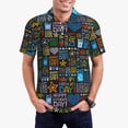 thumbnail image 1 of Fotbe Happy Father Day Camiseta Polo de Golf para Hombre con Estampado – Camisa Deportiva Transpirable con Cuello Abotonado-Large, 1 of 6