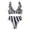 D349/A, variant on Afdoent Women's Bikini Sets Women High Waisted Bikini Push Up Two Piece Swimsuits Vintage Retro Ruched High Waist Print Bikini Set 2026 Retro Swimsuit