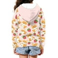 thumbnail image 4 of chaqlin Corgi Hoodies for Teen Girls Trendy Y2K Full-Zip Sweatshirt Strawberry Long Sleeve Jacket Kids Hooded Coat Casual Outerwear with Pocket, 4 of 5