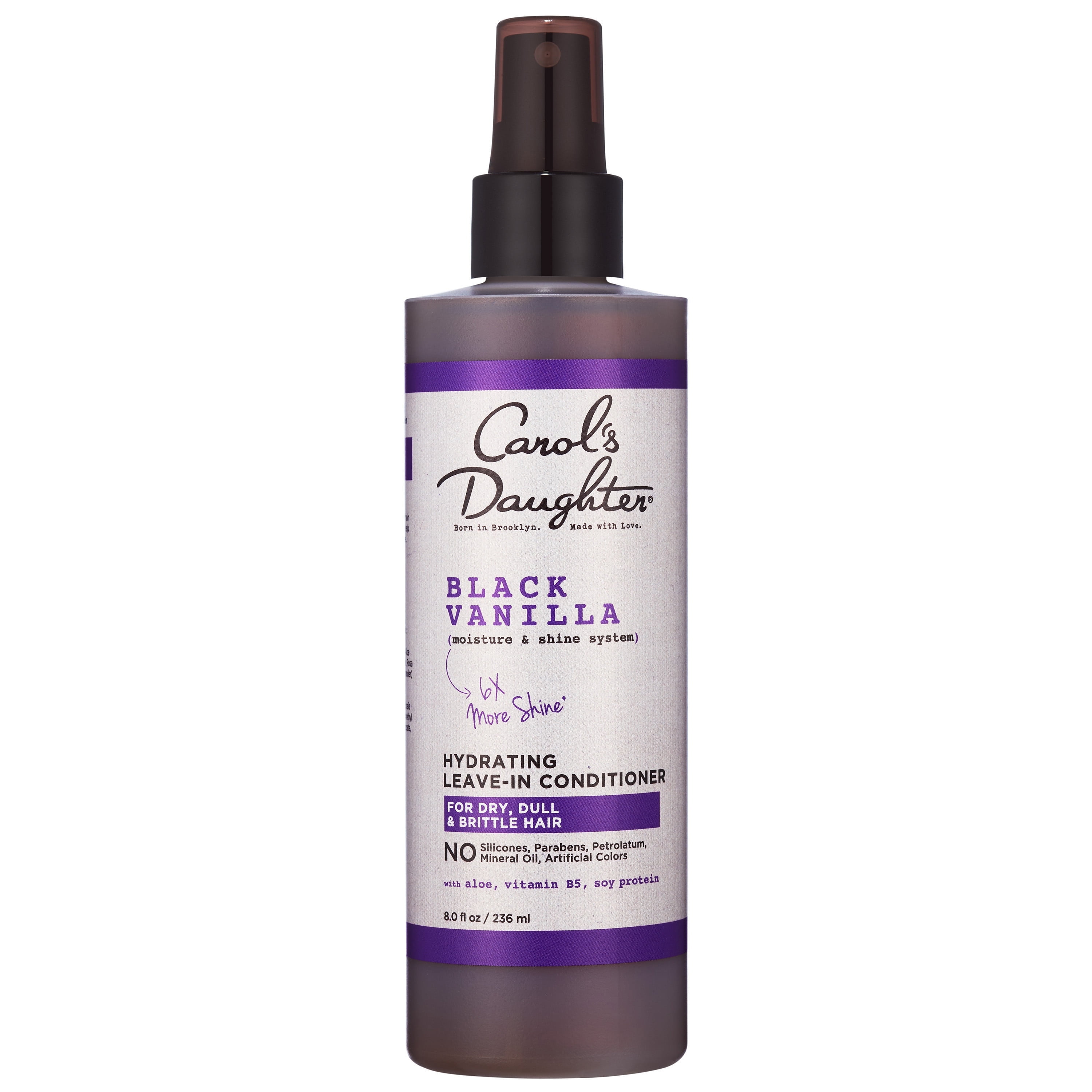 Carol's Daughter Black Vanilla Leave in Conditioner Spray and Black Vanilla Moisture and Hold Hair Styling Gel with Shea Butter