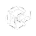 thumbnail image 6 of Livabliss x Becki Owens Doheny Gallery Top End Table, 27"H x 24"W x 18"D, White, 6 of 6