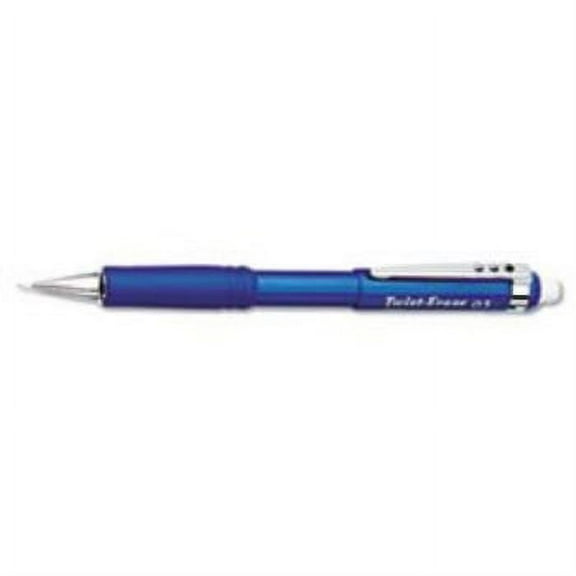Pentel(R) Twist-Erase(R) III Automatic Pencil, 0.5 mm, Blue, 1 each