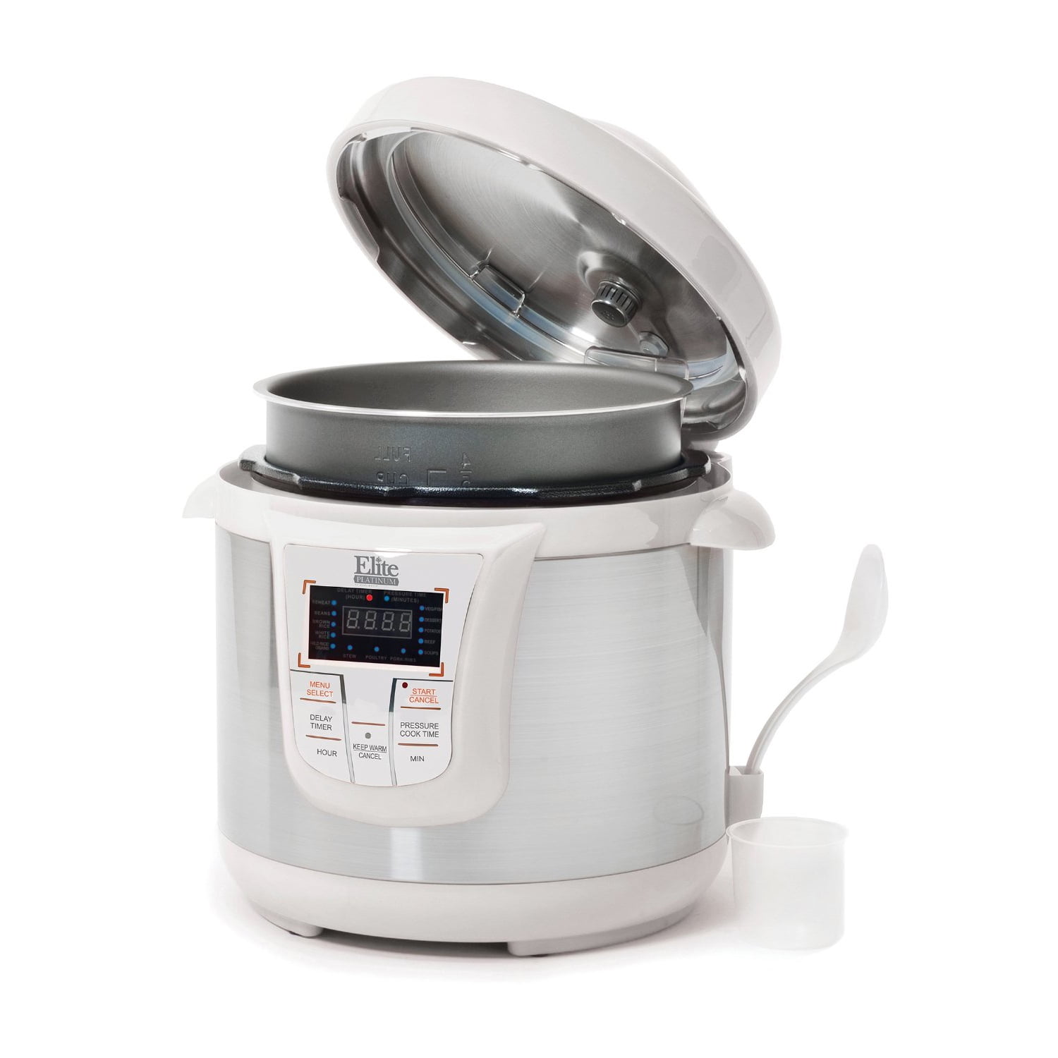 Elite Platinum NEW and IMPROVED EPC-1013 10 Quart Electric Pressure Cooker,  Stainless Steel