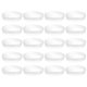 thumbnail image 1 of 20pcs platos transparentes de petri plato plástico petri para la levadura de cultivo de laboratorio, 1 of 6
