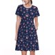 thumbnail image 1 of Easygdp Star Dog Paw para Vestido Transpirable de Mujer, Vestido Suelto de Manga Corta con Pliegues y Bolsillos para el Verano, 1 of 6