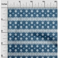 thumbnail image 2 of oneOone Cotton Flex Blue Fabric Aian Batik Craft Projects Decor Fabric Printed By The Yard 40 Inch Wide, 2 of 4