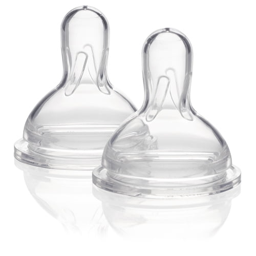 #87134 NEW WIDE BASE NIPPLES MEDIUM FLOW 3/PACK MEDELA 