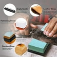thumbnail image 4 of Weswose Knife Sharpening Whetstone Set - 11-Piece Professional Knife Sharpener Kit with Dual Grit 400/1000 & 3000/8000 Sharpening Stones, Bamboo Base, Leather Strop, and Polishing Compound, 4 of 7