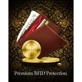 thumbnail image 6 of Slim Bifold Wallets For Men RFID - Front Pocket Leather Small Mens Wallet With ID Window Gifts For Men, 6 of 7