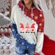 thumbnail image 2 of Sudaderas Con Capucha de Navidad Para Mujer, Camisas Casuales de Manga Larga, Camisetas Estampadas Odeerbi  ODB191187, 2 of 5