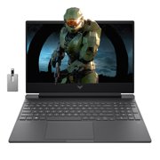 HP Victus 15.6" FHD 144Hz Gaming Laptop, AMD Ryzen 5 7535HS, 64GB DDR5, 4TB SSD, NVIDIA GeForce RTX 2050, Backlit Keyboard, HD Webcam, Wi-Fi 6, Bluetooth, Gray, Win 11 Pro, 32GB Snowbell USB Card
