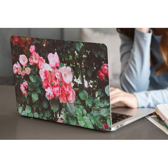 KSK KAISHEK Hard Shell Case Cover Only Compatible MacBook Pro 13" 2022 - 2016 A1706&A1708&A1989&A2159&A2251&A2289&A2338 M1 + Black Keyboard Cover, Flower 0867