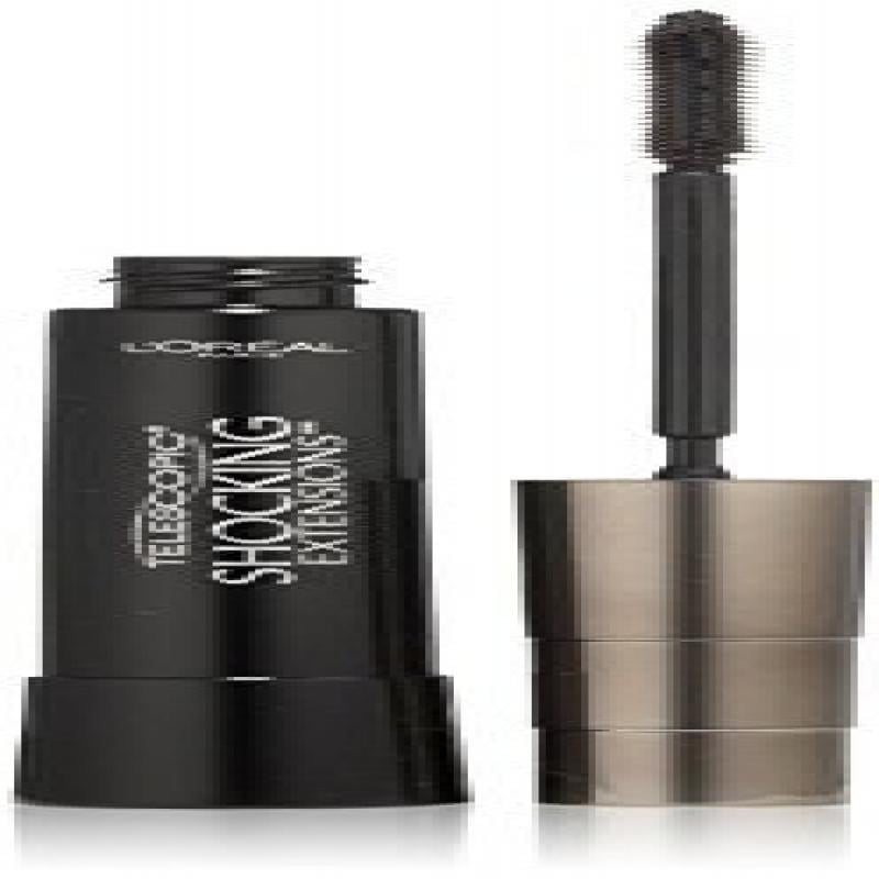L'Oreal Paris Telescopic Shocking Extensions Mascara, 983 Carbon Black