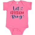 thumbnail image 3 of Inktastic 4th of July Let Freedom Ring with Stars Boys or Girls Baby Bodysuit, 3 of 5