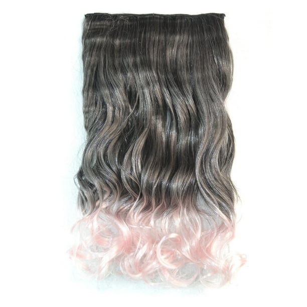 Peluca En Clip onlyliua Extensión En Cabello Femenino Largo y Rizado