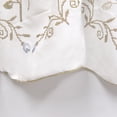 thumbnail image 5 of Home Soft Things Floral Embroidery Valance, 1 Piece, Rose Grey Blue, 19 x 60 Inches, 5 of 5