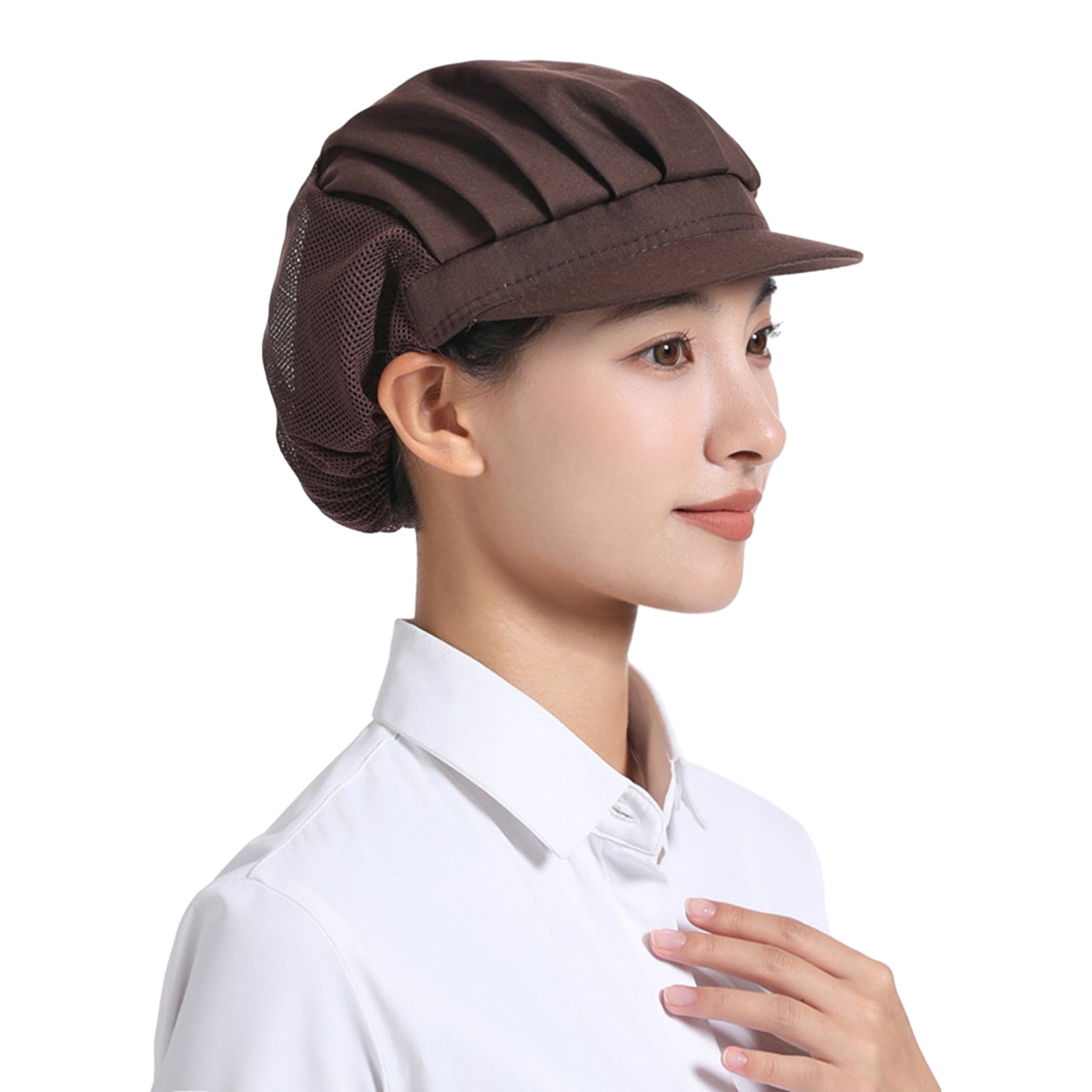 AYYUFE 6PCS Breathable Mesh Working Hat Super Soft High Elastic Washable Lightweight Women Men Hair Cover Cap Workshop Hat,Light Blue