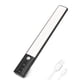 thumbnail image 1 of Luz de gabinete con sensor de movimiento - Luces de armario recargables con batería de 4200 mAh - Luces extrabrillantes debajo del gabinete - Tira de luz LED inalámbrica para interiores - Iluminación activada por movimiento magnético Sailing Electrónica, 1 of 5
