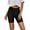 Black, variant on Womens Seamless Shaping Boyshorts - Tummy Control Underwear, Light Compression, All Seasons
