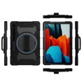 thumbnail image 3 of Case de tableta para Samsung Galaxy Tab S7/S8/X700/X706 11 pulgadas con 360 grados giratorios y correa de mano Ikkle TAB S7/S8/X700/X706, 3 of 10
