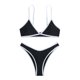 thumbnail image 4 of Moda mujer Sexy sólido vendaje traje de baño Bikini Split traje de baño OAVQHLG571B Store  llm121212, 4 of 4