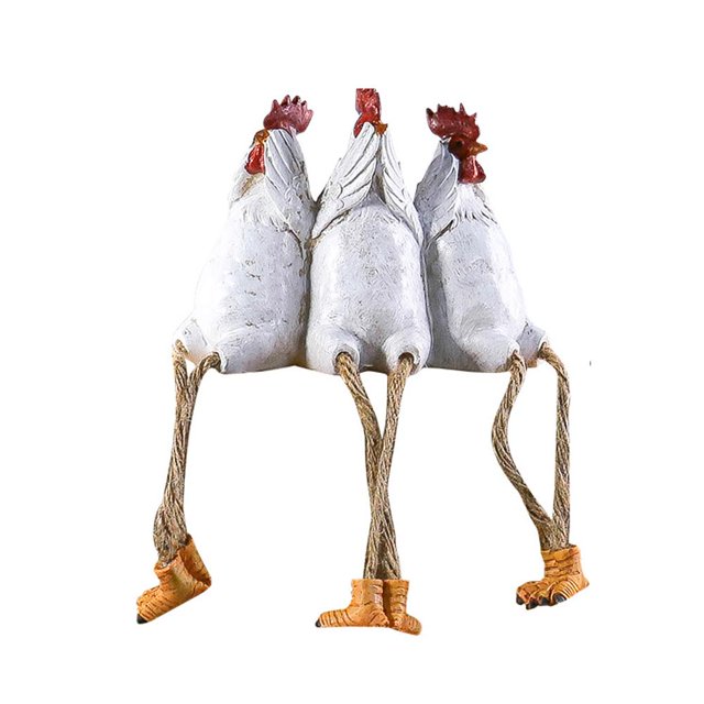 Animales De Resina Campo Americano Adorable Muñeca De Superior Para Pies Colgantes Figura De Gallo De Vaca Para Decoración Del Hogar Dormitorio Methold HA043513-02