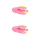 thumbnail image 3 of Yuarrent Máquina selladora de alimentos, herramienta de embalaje, Base autoadhesiva multicolor, tamaño compacto, dispositivo de cocina Rosa+Amarillo 2piezas, 3 of 6