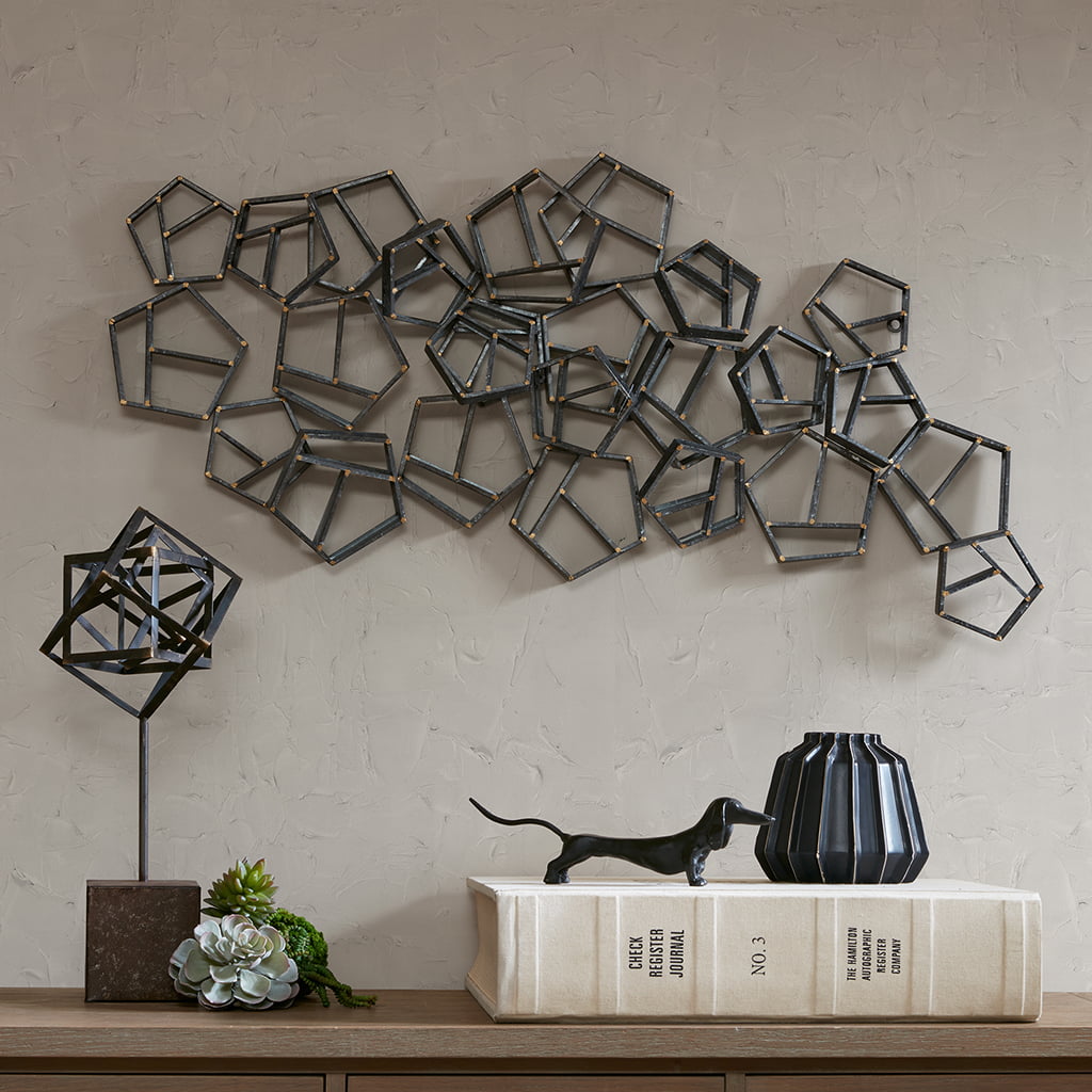 Home Essence Spire Spiral Tinplated Metal  Wall  Decor  