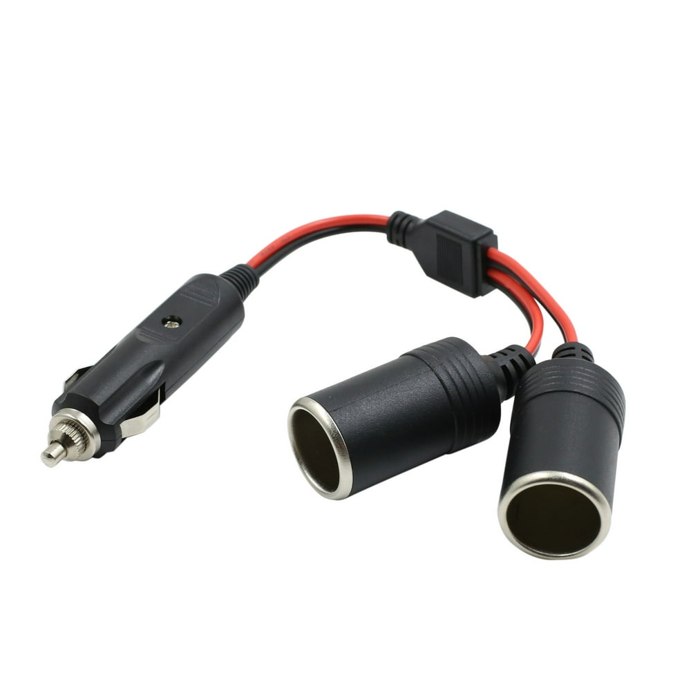 DC 12V 24V Car Male Female Cigarette Lighter Socket Extension Cord