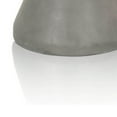 thumbnail image 3 of Industrial Style Pawn Shape Concrete Accent Table, Gray- Saltoro Sherpi, 3 of 5