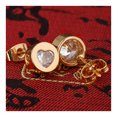 thumbnail image 2 of Boucles d'Oreilles en Zircon Autrichien Galvanisé en Or 18K, 2 of 4