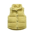 thumbnail image 4 of Esaierr 2-10Y Toddler Kids Winter Down Vest for Boy Girls High Neck Warm Cotton Jacket Coats Baby Fall Sleeveless Down Outwear, 4 of 6