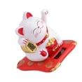 thumbnail image 6 of Uadme Solar Powered Cute Waving Cat, Good Luck Wealth Welcoming Cats Home Display Car Decor(White), 6 of 8