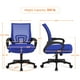 thumbnail image 3 of Silla de oficina Yaheetech con respaldo medio, malla, ergonómica, giratoria, azul, 3 of 9