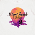 thumbnail image 4 of Inktastic Miami Beach Florida Vacation Sunset Girls Baby T-Shirt, 4 of 5
