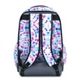 thumbnail image 4 of K-Cliffs Heavy Duty Rolling School Backpack, Traveling Book bag Pastel, Unisex, Teen-Adult, 4 of 5