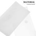 thumbnail image 3 of KALLORY 40Pcs Clear Plastic Money Pouch Cash Bag Waterproof for Office File and Document Management, 3 of 7