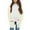 White, variant on OGLCCG Girls Open Front Cardigan Long Sleeve Popcorn Knit Sweaters Outwear Lightweight Fall Winter Warm Soft Coat with Pockets 5-14 Years