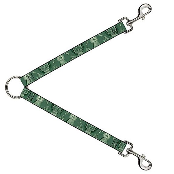 Buckle-Down Leash Splitter - One Dollar Bill Pyramid Bald Eagle - 1" Wide - 30" Length