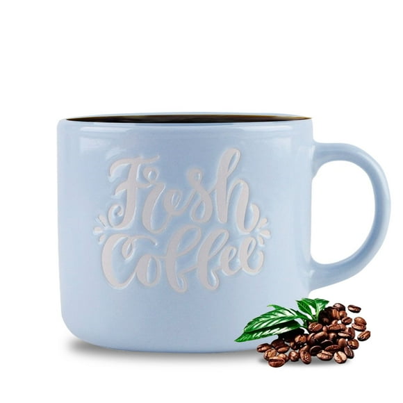 Taza De Cerámica Chefmaker Diseño Fresh Coffe 400ml Azul Chefmaker MAIA FC