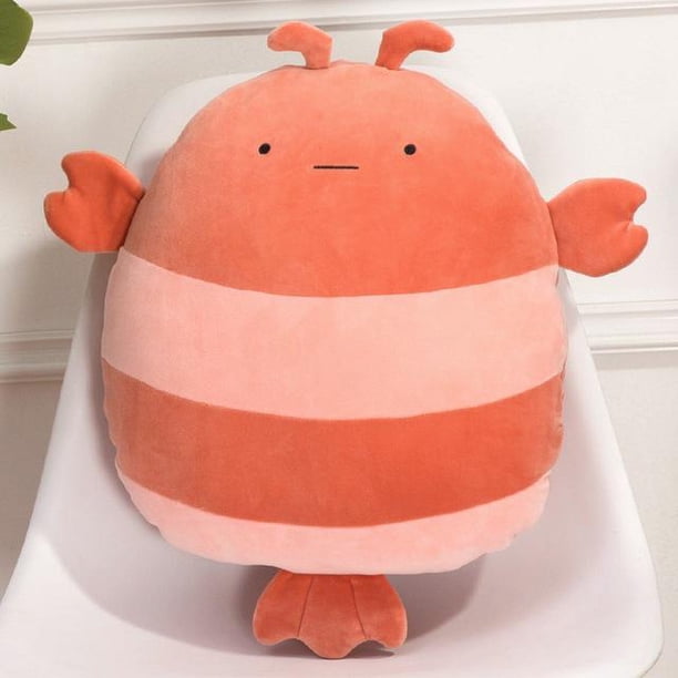 Almohada de Felpa Kawaii Panda Pingüino Ballena Animal de Dibujos Animados León Langosta Dinosaurio Peluche Juguete para Regalo Nuevo 40 cm