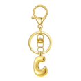 thumbnail image 1 of Hearth & Gear Custom Letter Keychain Key Ring For Initial Charm With Sturdy Metal Loop And Easy To Find Design For And Luggage, 1 of 5