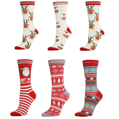 Christmas Socks Santa Claus Gift Kids Xmas Festival Socks FOR Girl ...