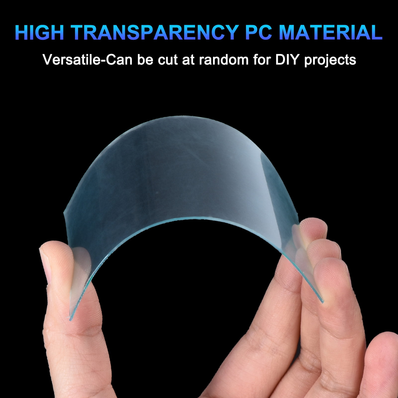 Welding Protection Lens 2x4.25 Inch Transparent Welding Helmet Protective Replacement Cover, Clear, 100 Pack